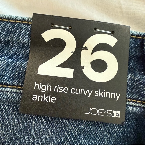 Joe's Jeans Blue Skinny Fit Denim High Rise Curvy Ankle Women’s Junior Size 26 - Picture 10 of 12